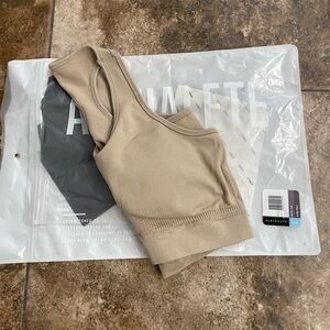 NWOT Alphalete Aero bra - toupe- small